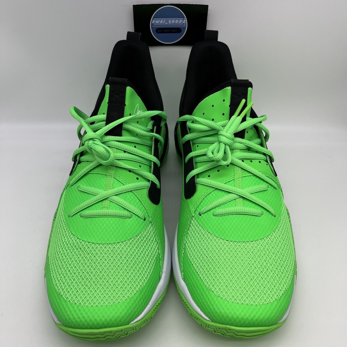 Under Armour Curry 7 Team Basketball Shoe Green Black Men's