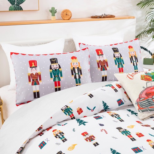 Christmas Doona Quilt Duvet Cover Set Double Queen King Size Bedding Pillowcase - Bild 4 von 10