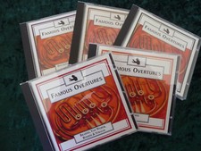 5 CD`s Famous Overtures, Beethoven, Händel, ...