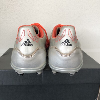 Rare Adidas F50 F10 TRX FG G61699 Silver Orange Cleats Boots Rare Adidas F50 F10 TRX FG G61699 Silver Orange Cleats Boots