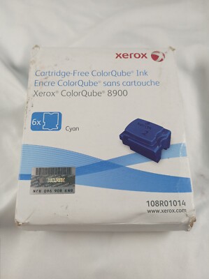 Xerox ColorQube - 8900, Cyan - 6 Cartridges. 108R01014