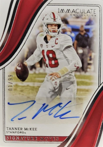 2023 Panini Immaculate Collection Collegiate Tanner McKee #SM-6