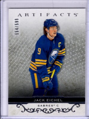 2021-22 Artifacts Jack Eichel Short Print Base Card # 139