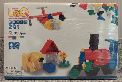 LaQ Basic 201 Build Set Blocks 350 Pcs 2014 Yoshiritsu Sealed 