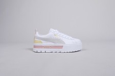 Puma Mayze Lth Damen Schuhe Sneaker 381983-03 white/lotus shoes plateau Dua Lipa