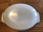 White Glass Casserole Dish With Glass Lid  — photo 3