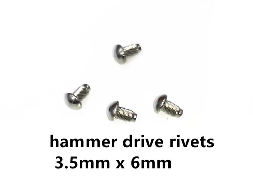 M3.5X6 Stainless Round Head U-Drive Hammer Drive compliance plate tamper Rivets - 第 1/1 張圖片