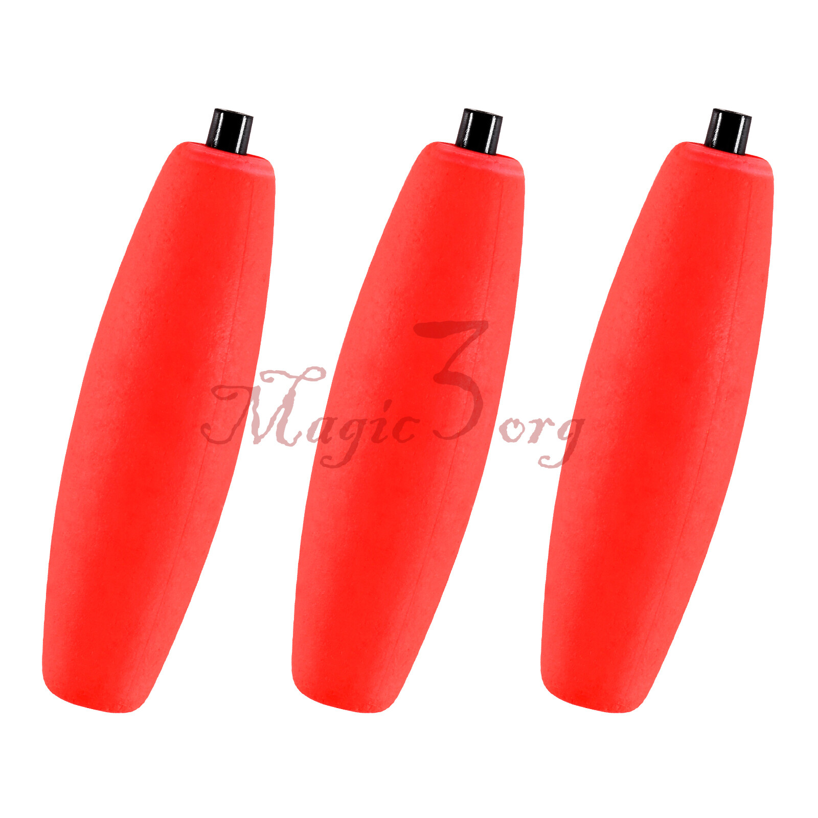 10pcs Fishing Bobber EVA Foam Floats 2" 21/4" 1 3" Corks Catfish Rig