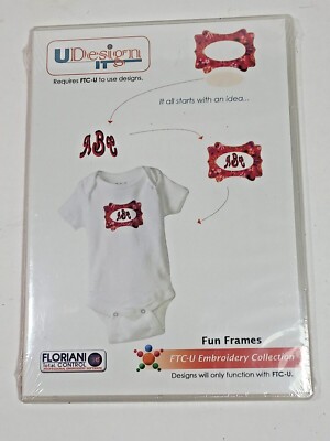 Floriani Total Control Software UDESIGN IT Add-on  FUN FRAMES  -- Sealed