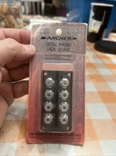 Vintage Archer Radio Shack Octal Phono Jack Board 274-370