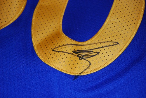 STEPHEN CURRY signed (GOLDEN STATE WARRIORS) basketball jersey BECKETT AE14697 - Picture 2 of 3