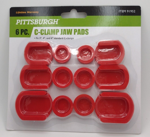 2 Pairs Of Jaw Pads For 3, 4, And 6-Inch C-Clamps - Ubuy