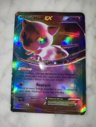 Pokemon TCG Mew EX 46/124 Dragons Exalted Holo Ultra Rare 120 HP English