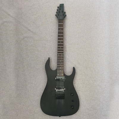 Electric Guitar 6 String  24F Black Neck Through the Body