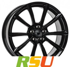 2DRV WH28 schwarz glänzend lackiert 8x19" ET30 LK5 112 ML 66.6 Alufelgen 19 ...