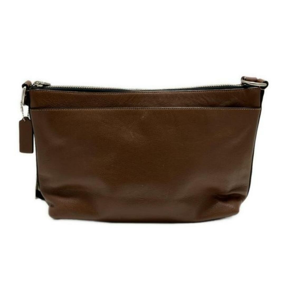 COACH Dark Brown Leather Shoulder Bag F54796