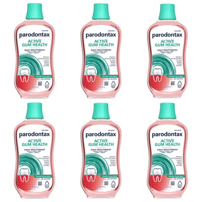 Parodontax Mundspülung aktive Zahnfleischpflgege 6er Mega Box , 6x500ml, OvP Neu