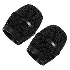 2 Pcs Replacement Mesh Grille For Handheld Mic Metal Microphone Grill