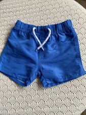 HM Baby Hose | Shorts | Junge | Gr. 80 | Blau | Badehose | kurze Hose