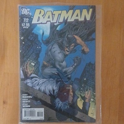 DC Comics Batman #712 Modern Age Tony Daniel Steve Scott Ryan Winn Cover