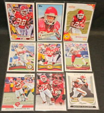 Dexter McCluster Kansas City Chiefs lot of 9 with 2 2010 Rookie RC Cards