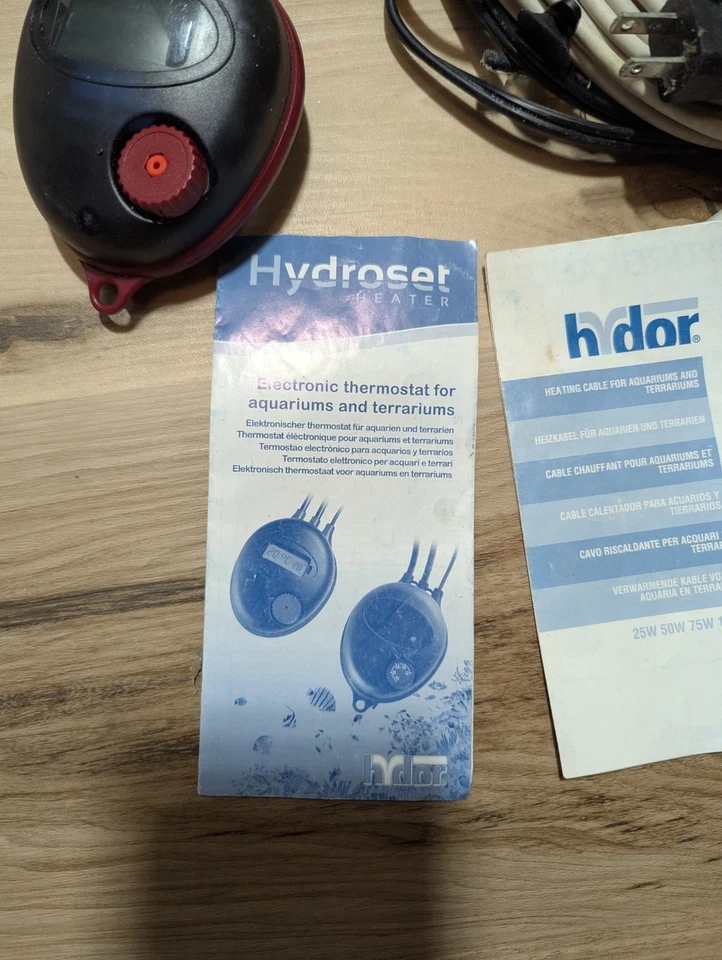 Termostato Hydor Hydroset, pantalla analógica, para todo tipo de calentadores TD3203 Foto 2 de 4