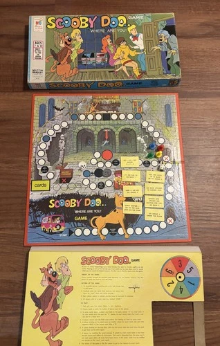 RARE Vintage 1973 Scooby Doo Where Are You! Board Game Milton Bradley!!!