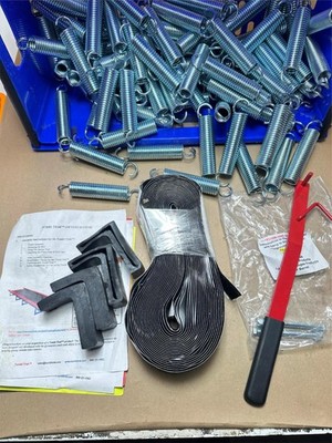 195x PC Spring Replacement Kit for Tumbl Trak Tumbling Trampoline 6'' Firm + Tool