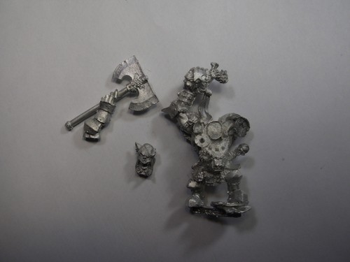 Warhammer Grimgor Ork Goblin Metall Vintage Holdhammer