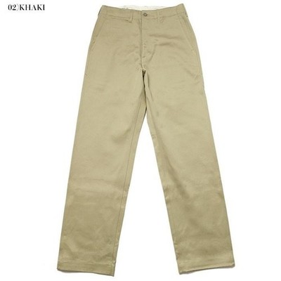 BUZZ RICKSON'S M43036 EARLY MILITARY CHINOS 1942 MODEL (ONE WASH