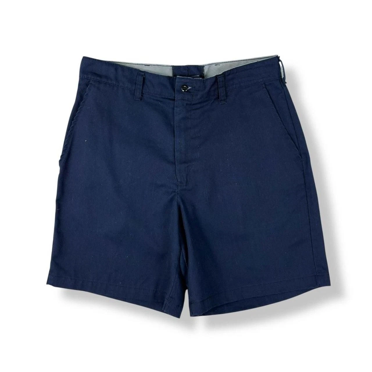 Vintage red kap chino shorts mens W33 medium to large navy blue 90s workwear