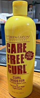 SoftSheen Carson Care Free Curl Booster Permanent Wave Lotion 15.5oz