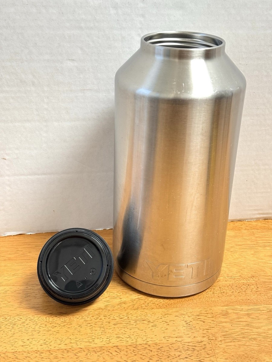 YETI 64 oz Rambler Bottle Over The Nose Discontinued Stainless Steel Tumbler  | eBay