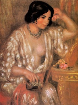 030 Pierre A Renoir - Gabrielle and her Jewels c.1910 - Giclée Fine Art