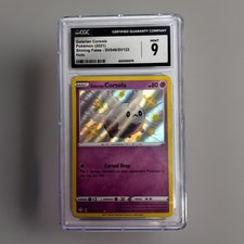 Pokemon Galarian Corsola SV049/SV122 Baby Shiny CGC 9 Shining Fates Graded Holo