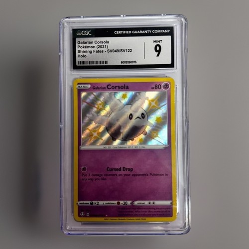 Galarian Corsola graded CGC 9 for sale on eBay