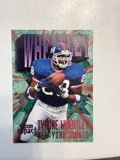 1997 Skybox Impact #87 Tyrone Wheatley Rave Parallel #d 036/150 NYG 90s Insert