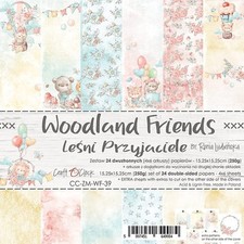 Craft O'Clock Woodland Friends Paper Pack 6x6in CC-ZM-WF-39