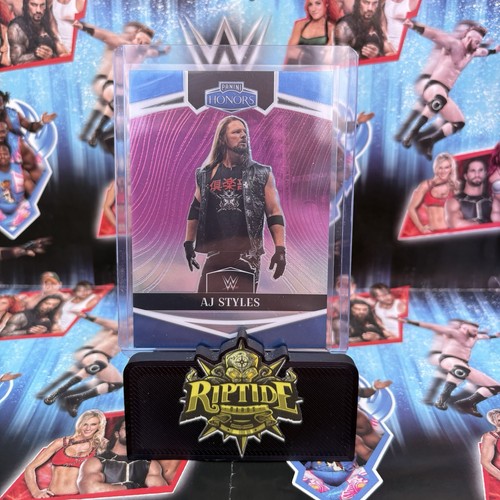 AJ Styles WWE Panini Chronicles 2023 Panini Honors Pink Prizm /199 #348 - Bild 4 von 4
