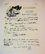 Here Comes the Sun - George Harrison handwritten Lyrics reprint 9