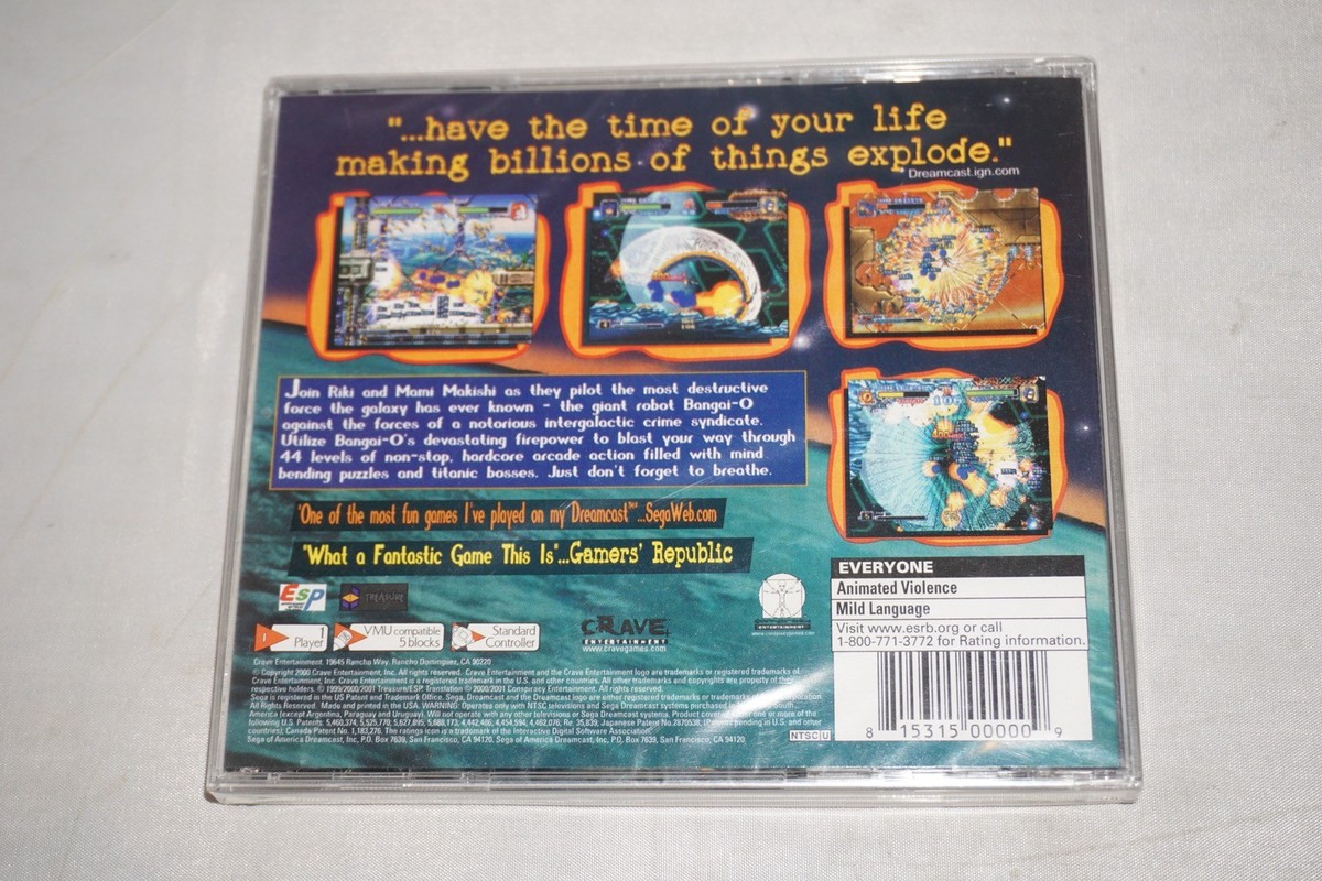 Bangai-O (Sega Dreamcast, 2001) for sale online | eBay