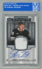 2024-25 The Cup Hockey Samuel Helenius Rookie Auto Patch /249 #182
