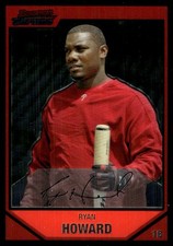 Ryan Howard 2007 Bowman Chrome #50 Phillies MLB READ FREE SHIPPING AutographDen