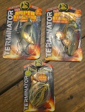 Rare Terminator Super Stainless Spinnerbait Lot Of 3 