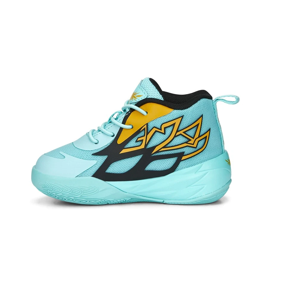 PUMA Mb.02 Buzz City Basketball Toddler Boys Green Sneakers Athletic Shoes 3912 - Image 3 of 4