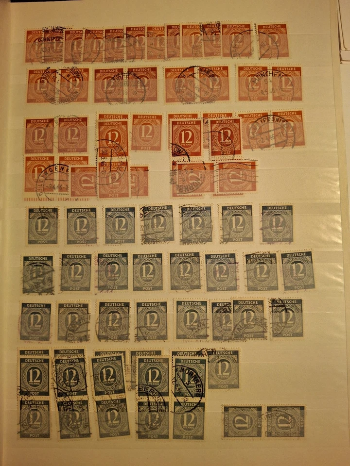 Germany Stamps Lot  Allied Occupation Several Stock Pages. - Image 3 of 4