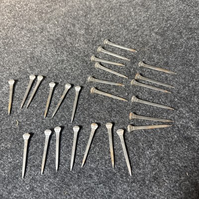25 Premium Horseshoe Nails Mustad Stained Glass Lead