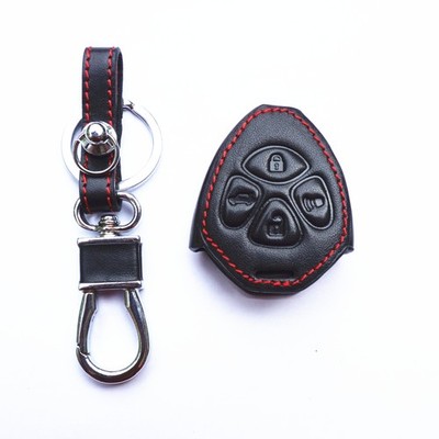 Protective Leather Remote Key  Holder Cover For Toyota 4Runner Matrix 4 Buttons