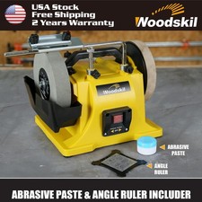 Woodskil 8 inch Low Speed Wet Stone Grinder, ...