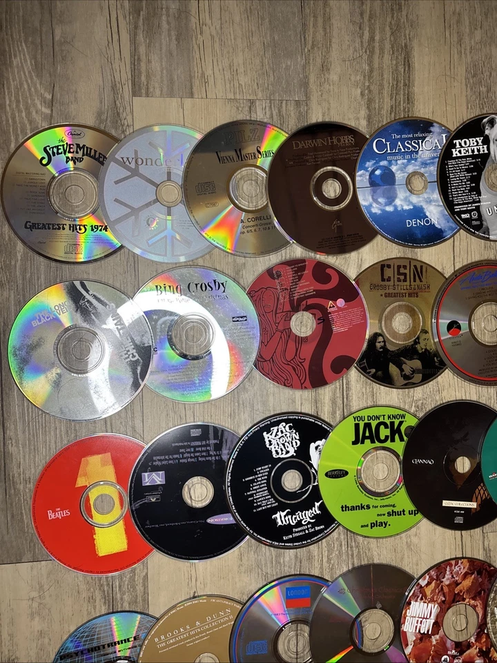 HUGE Lot 200 CDs Loose Popular Artists Rock Rap Soul Classical  Pop 70s- 00s #1 Foto 3 de 4